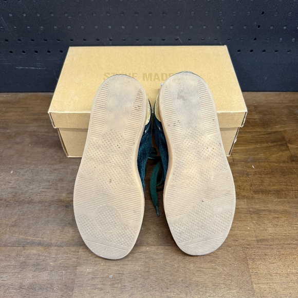 Used W/ Box! Women's Steve Madden Tucker Emerald Green Platform Sneakers Size 6 - Picture 5 of 5